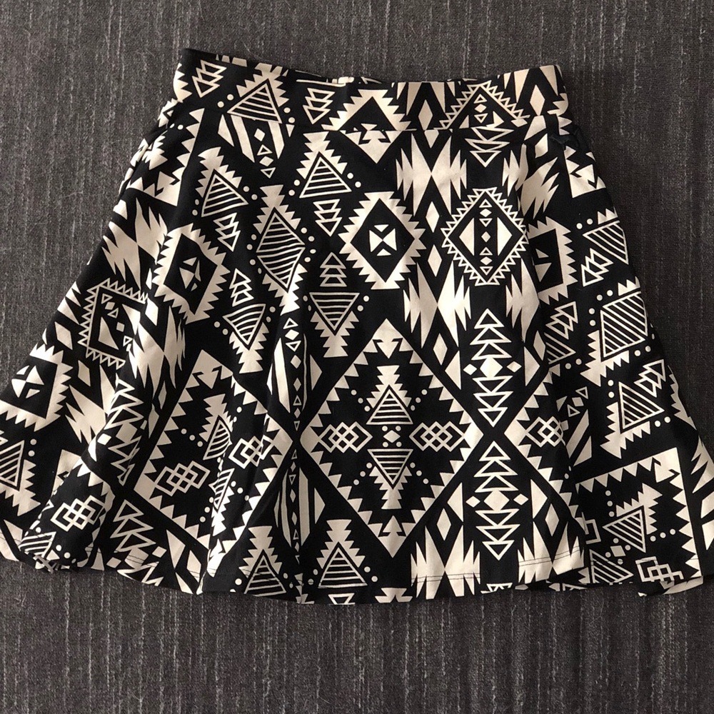 PINK tribal mini skirt
